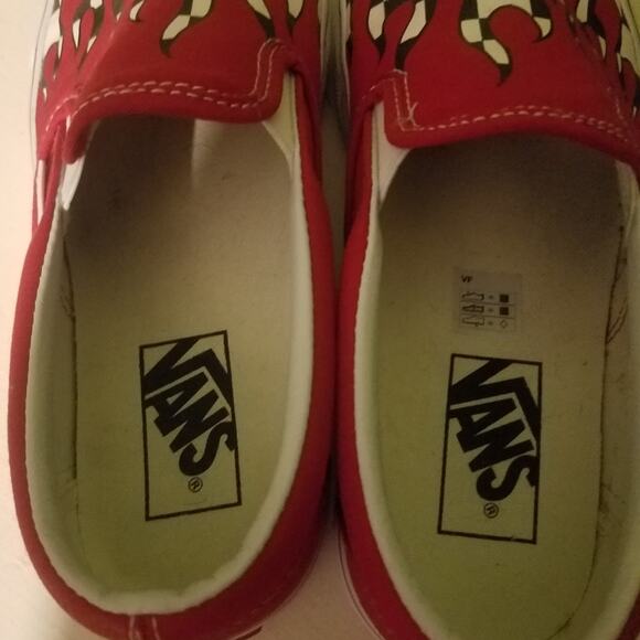 Vans Checkered Flame Shoes - Picture 2 of 5